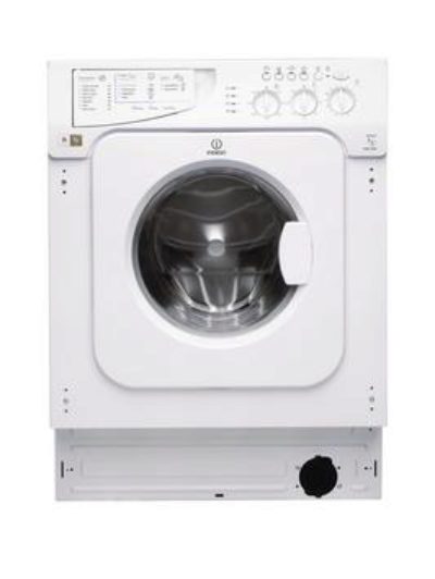 Indesit Ecotime Iwme147 1400 Spin, 7Kg Load Integrated Washing Machine - White Indesit Ecotime Iwme147 1400 Spin, 7Kg Load Integrated Washing Machine - White